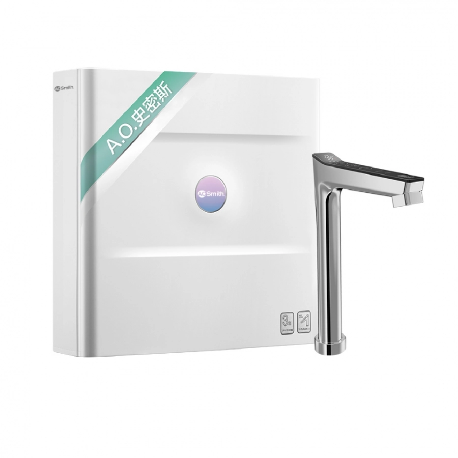 A.O.Smith逆滲透淨熱一體機, LUX-AOU800HOT, AO史密斯RO飲水機, 熱水每分鐘1.8公升超大流量, 淨水TDS顯示, 濾心壽命提醒, 兒童安全鎖, 真正100度加熱煮沸