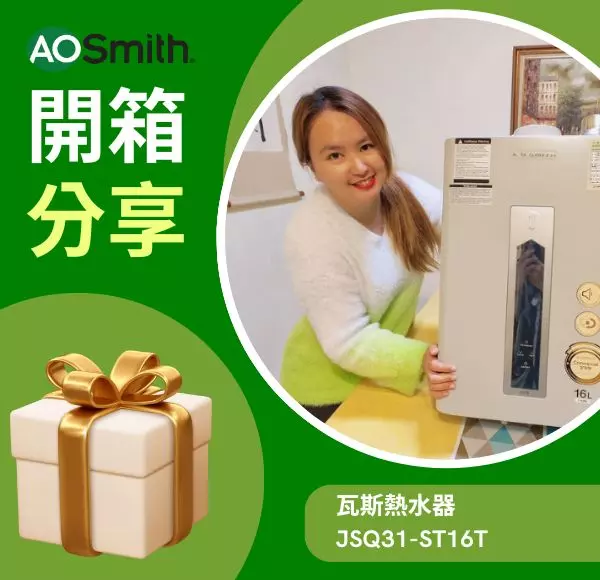 AO,AOsmith,史密斯熱水器,熱水器,JSQ31-ST16T,16L,專利智能靜音技術, 商用級不鏽鋼加熱器, 進出水雙監測, 低壓燃燒系統, 超低水壓啟動, 自動診斷故障, 高抗大風壓, LED觸控螢幕, 多重安全保護裝置